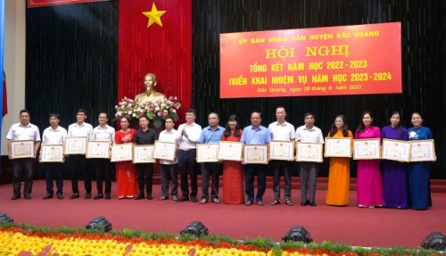 Huyện Bắc Quang triển khai nhiệm vụ năm học 2023 - 2024