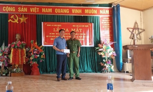 Xã Kim Ngọc ra mắt mô hình Hội Cựu chiến binh giúp đỡ người chấp hành xong án phạt tái hòa nhập cộng động