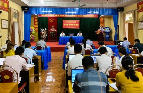 Hội nghị Ban Chấp hành đảng bộ thị trấn Vĩnh Tuy lần thứ 26 (mở rộng)