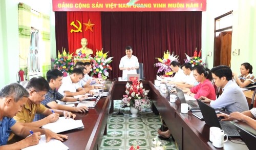 UBND huyện Bắc Quang làm việc với Công ty Cổ phần Cao su Hà Giang
