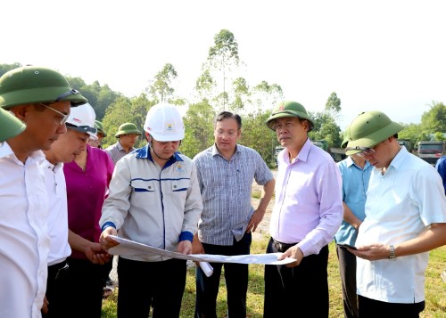Chủ tịch UBND tỉnh Nguyễn Văn Sơn kiểm tra tiến độ dự án đường cao tốc Tuyên Quang – Hà Giang