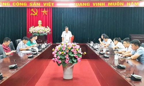 UBND huyện Bắc Quang họp nắm bắt tiến độ triển khai các công trình xây dựng trên địa bàn