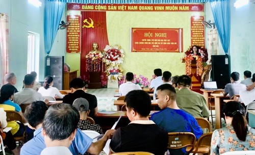 Tuyên truyền phổ biến giáo dục pháp luật tại xã Đồng Tâm