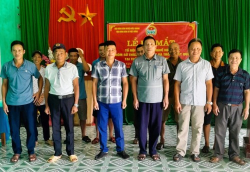 Hội nông dân xã Việt Hồng ra mắt tổ Hội nghề nghiệp