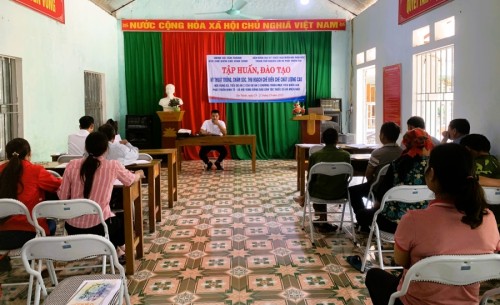 Tập huấn nâng cao chất lượng chè cho người dân thôn Nậm An