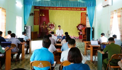 Văn phòng Điều phối Nông thôn mới tỉnh kiểm tra 3 Chương trình mục tiêu Quốc gia tại xã Đồng Tâm