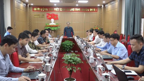 Bắc Quang Họp Ban chỉ đạo chuyển đổi số huyện