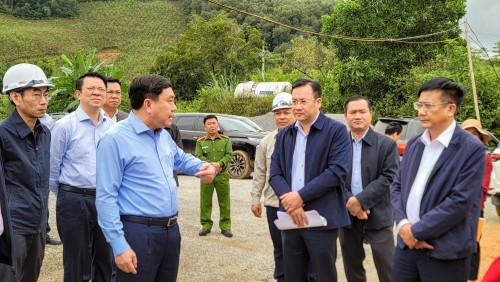 Quyền Bí thư Tỉnh ủy làm việc tại huyện Bắc Quang