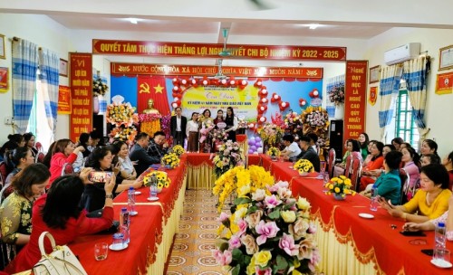 Đồng chí Ngô Văn Hiếu dự tọa đàm kỷ niệm 41 năm ngày Nhà giáo Việt Nam 20-11 trường Tiểu học Nguyễn Trãi