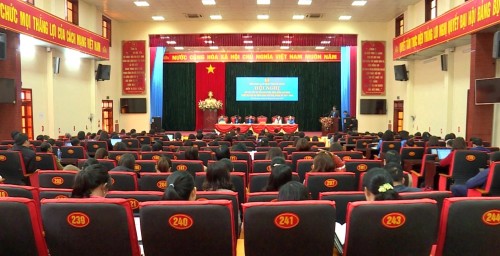 Hội nghị gặp gỡ, tiếp xúc với đoàn viên công nhân lao động trước Đại hội XIII Công đoàn Việt Nam, nhiệm kỳ 2023-2028