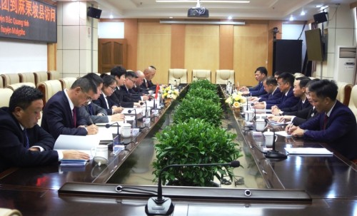 Đoàn đại biểu huyện Bắc Quang thăm và làm việc tại huyện Malypho, tỉnh Vân Nam Trung Quốc