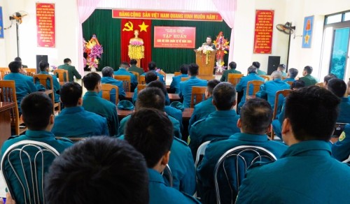 Ban Chỉ huy Quân sự huyện Bắc Quang tập huấn Dân quân tự vệ năm 2024