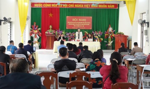 Tổ đại biểu HĐND tỉnh tiếp xúc cử tri tại xã Vĩnh Hảo