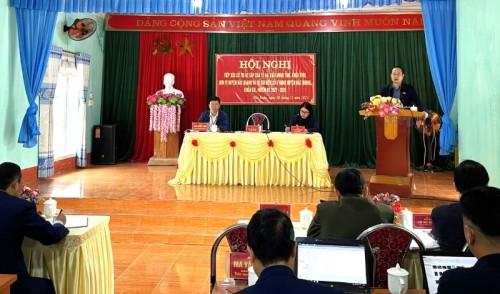 Đại biểu HĐND tỉnh và HĐND huyện Bắc Quang tiếp xúc cử tri 2 cấp tại xã Đức Xuân