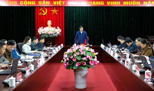 UBND huyện Bắc Quang họp đánh giá tiến độ thực hiện các Chương trình mục tiêu Quốc gia
