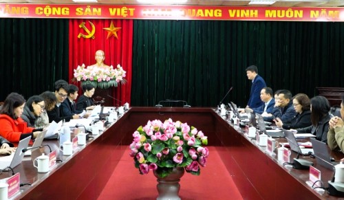 Viện chiến lược chính sách y tế làm việc tại huyện Bắc Quang