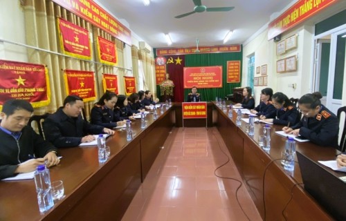 Viện kiểm sát nhân dân huyện Bắc Quang triển khai kế hoạch công tác năm 2024