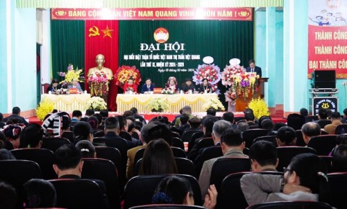 Đại hội Đại biểu Ủy ban MTTQ Thị trấn Vĩệt Quang lần thứ IX, nhiệm kỳ 2024 - 2029