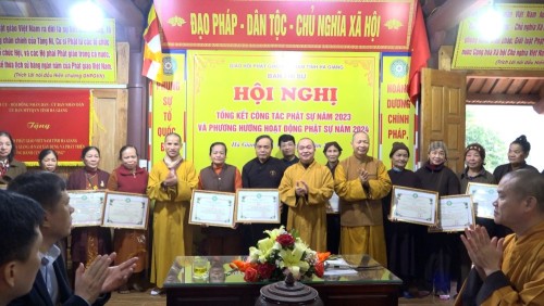 Giáo hội phật giáo Việt Nam tỉnh Hà Giang tổng kết công tác Phật sự năm 2023