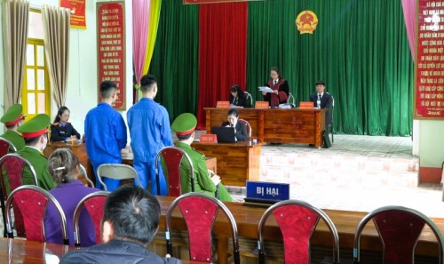 Tòa án nhân dân huyện Bắc Quang xét xử lưu động vụ án trộm cắp tài sản