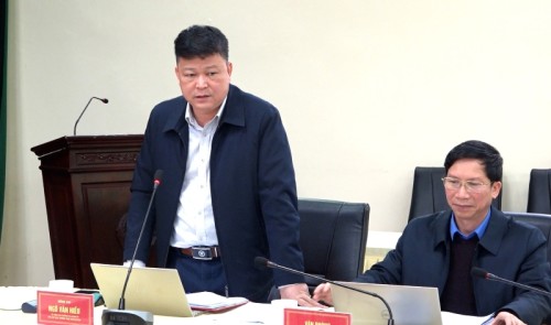 UBND huyện Bắc Quang làm việc với Phòng tài chính kế hoạch huyện