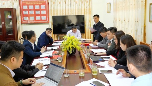 Ban Tổ chức Tỉnh ủy Hà Giang khảo sát thực trạng Trung tâm chính trị huyện Bắc Quang
