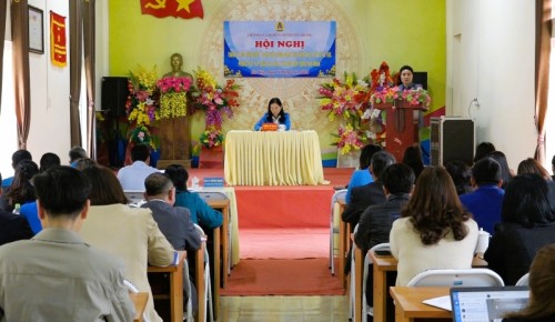 Liên đoàn lao động huyện Bắc Quang Tổng kết công tác xóa bỏ hủ tục phong tục tập quán lạc hậu