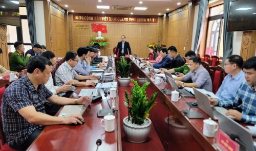 Bí thư Huyện ủy Hà Việt Hưng làm việc với các ngành bàn giải pháp giải quyết vướng mắc công tác giải phóng mặt bằng dự án Cao tốc Hà Giang   Tuyên Quang (giai đoạn I)