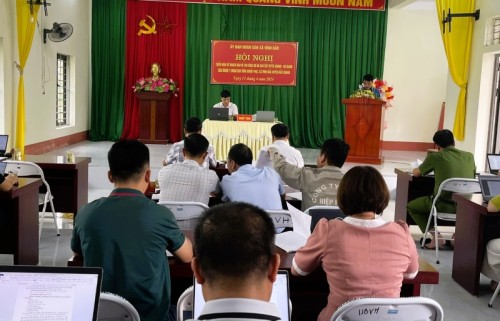 Xã Vĩnh Hảo họp triển khai bảo vệ nhà thầu thi công Dự án Cao Tốc Tuyên Quang – Hà Giang