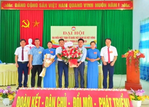 Đại hội MTTQ xã Việt Hồng lần thứ X, nhiệm kỳ 2024-2029