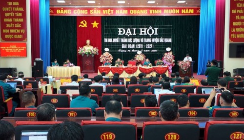 Đại hội thi đua Quyết thắng LLVT huyện Bắc Quang giai đoạn 2019-2024
