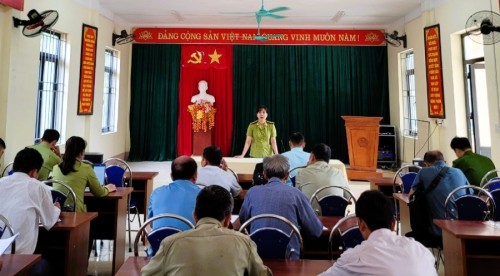 Hạt kiểm lâm huyện Bắc Quang triển khai công tác quản lý, bảo vệ rừng tại xã Tân Lập