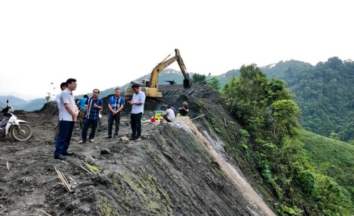 Chủ nhiệm UBKT Tỉnh ủy Trần Quang Minh kiểm tra tiến độ thi công dự án cao tốc Tuyên Quang – Hà Giang (giai đoạn 1)