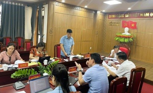 Thường trực HĐND huyện Bắc Quang họp chuẩn bị kỳ họp thứ 15, HĐND huyện khóa XXI