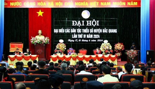 Đại hội Đại biểu các dân tộc thiểu số huyện Bắc Quang lần thứ IV năm 2024