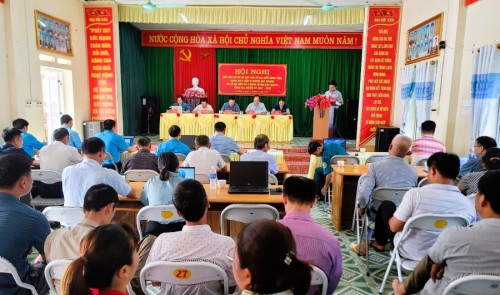 Hội nghị tiếp xúc cử tri 2 cấp HĐND tỉnh, huyện tại xã Vô Điếm