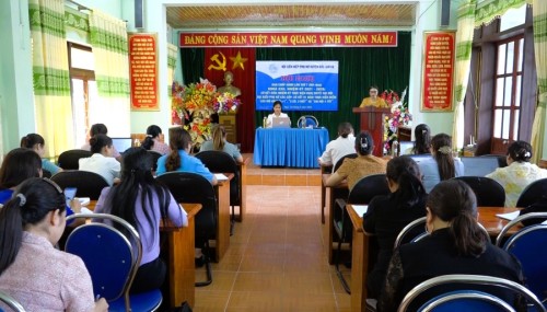 Hội nghị Ban chấp hành Hội Liên Hiệp Phụ nữ huyện Bắc Quang
