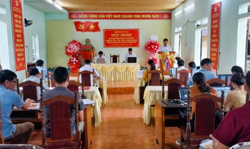 Hội nghị BCH đảng bộ xã Việt Vinh lần thứ 18, nhiệm kỳ 2020 - 2025 (mở rộng)